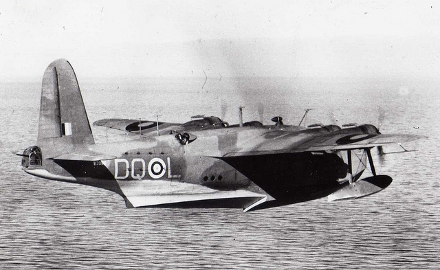 A Short Sunderland Mk.I, W3989, of No. 228 Squadron, Royal Air Force.