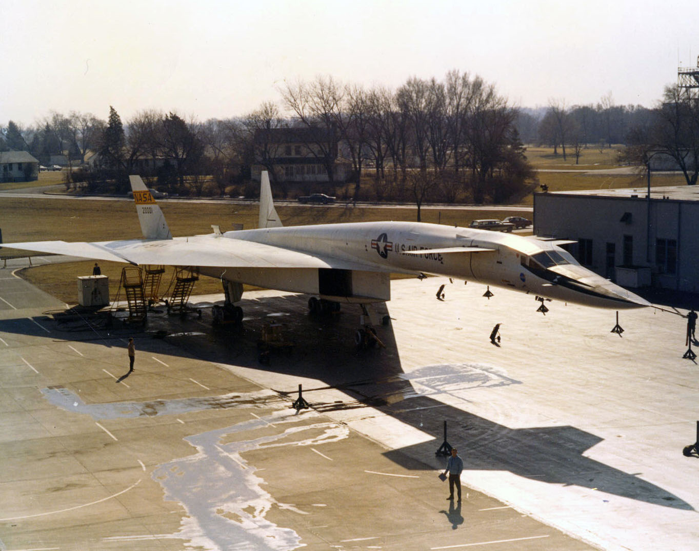 North American Aviation XB-70A-1-NA Valkyrie 62-0001 at Wright-Patterson Air Force Base, Ohio. (U.S. Air Force)