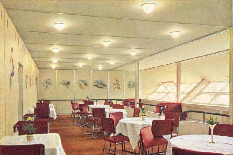 Hindenburg's dining room (Speisesaal).