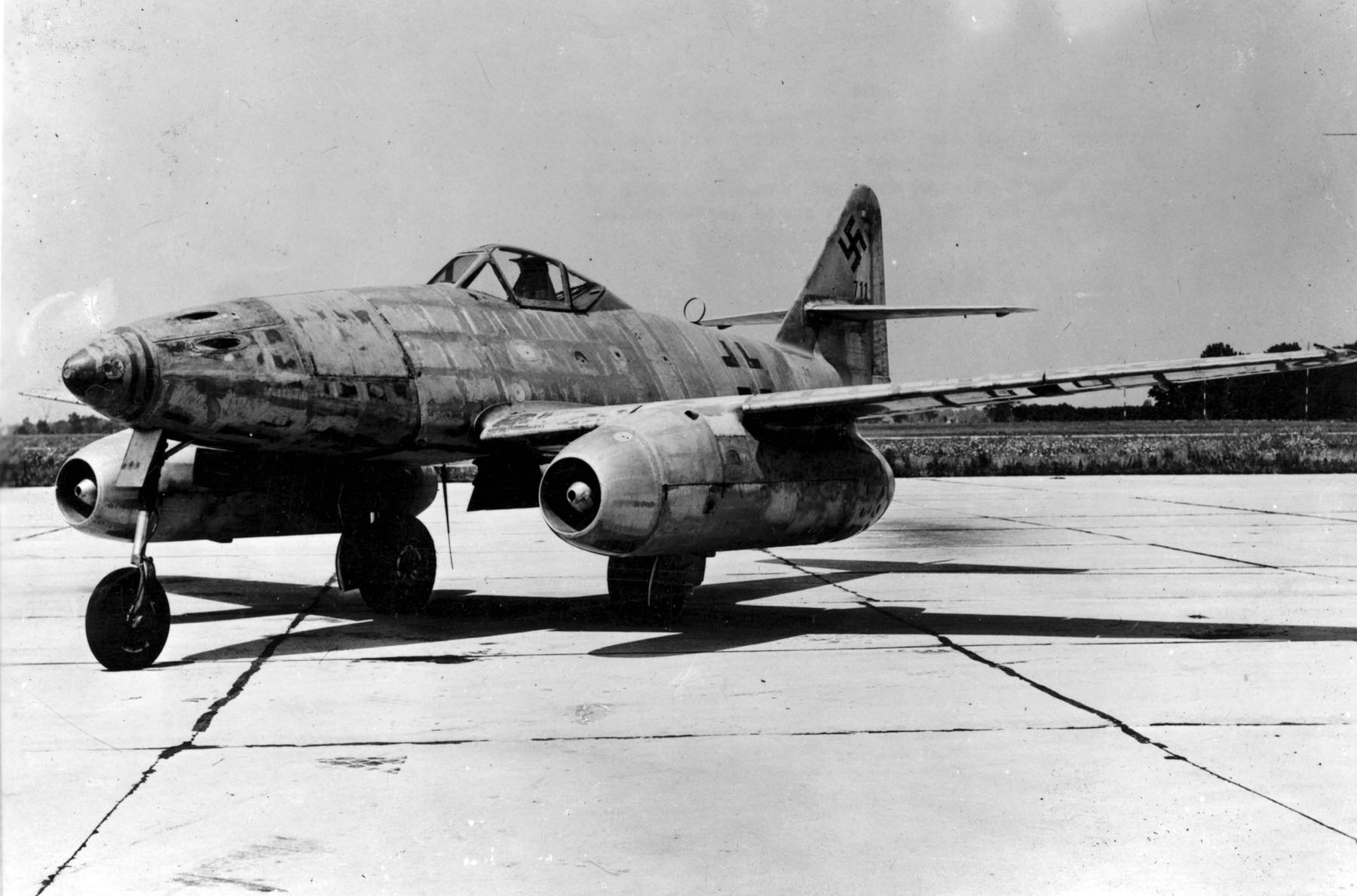 Messerschmitt Me 262A-1 Schwalbe WNr. 111711. (U.S. Air Force)