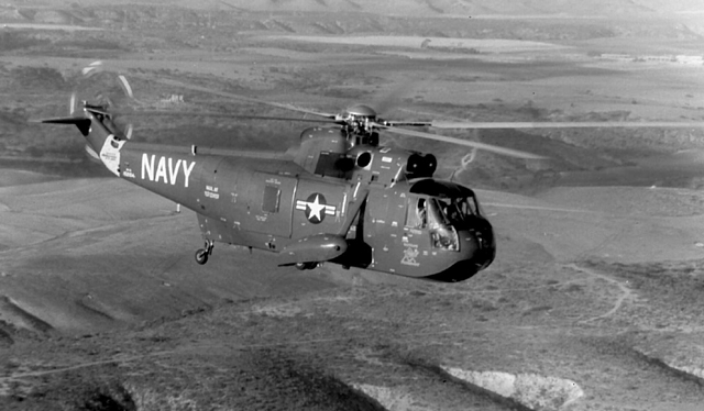 Sikorsky SH-3A Sea King, Bu. No. 14xxxx, the Dawdling Dromedary. (FAI)