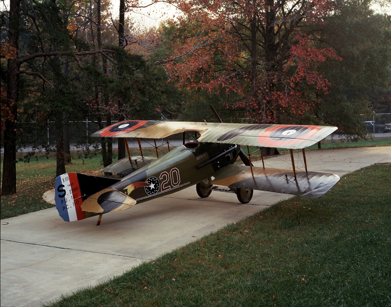 SPAD S.XIII C.1 serial number 7689, Smith IV, after restoration at the Paul E. Garber Center, Smithsonian Institution National Air and Space Museum. (NASM)