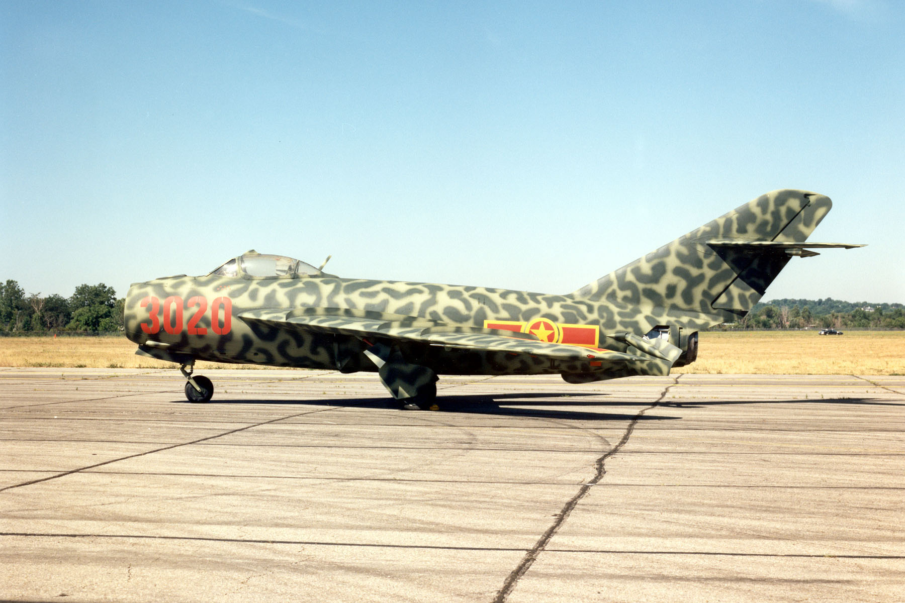 Mikoyan Gurevich MiG-17F in Vietnam Peoples' Air Force markings at the National Museum of the United States Air Force, Wright-Patterson Air Force Base, Ohio. (U.S. Air Force).
