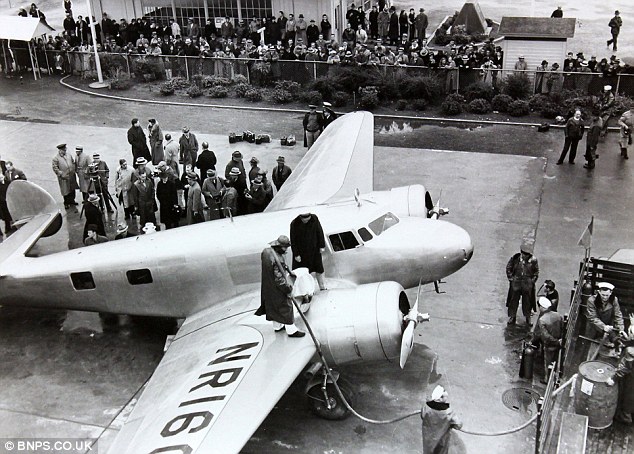 Amelia Earhart's Lockheed Electra 10E NR16020 is refueled at Miami, Florida, 1 June 1937