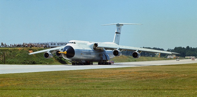 The prototype Lockheed C-5A Galaxy, 66-8303, at Marietta, Georgia, 30 June 1968. © Bettmann/CORBIS