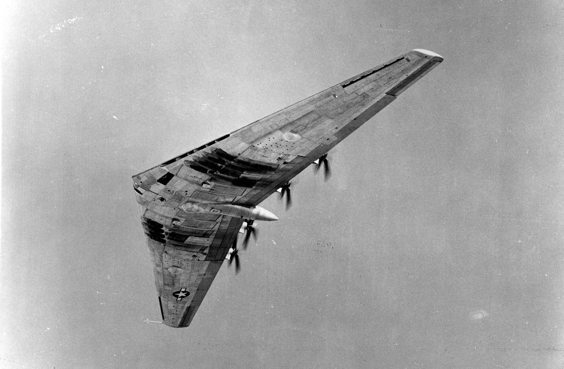 Northrop XB-35 in flight. (U.S. Air Force)