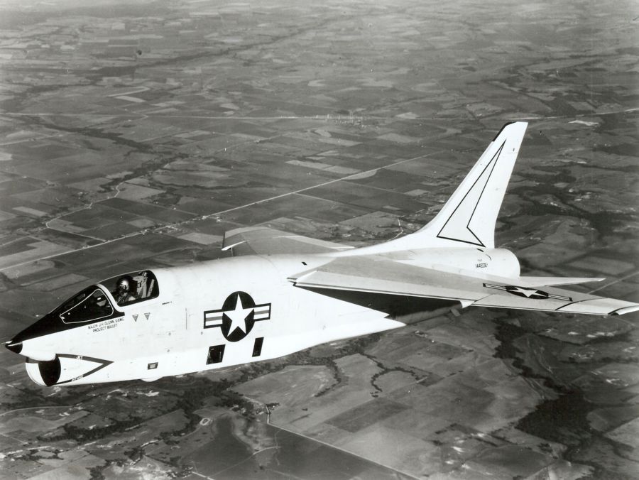 Project Bullet Vought F8U-1P Crusader, Bu. No. 144608. (U.S. Navy)