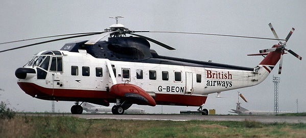 British Airways' Sikorsky S-61N G-BEON, 1982. ( )