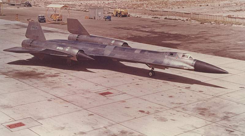 Lockheed YF-12A 60-6934 at Groom Lake, Nevada. (Central Intelligence Agency)