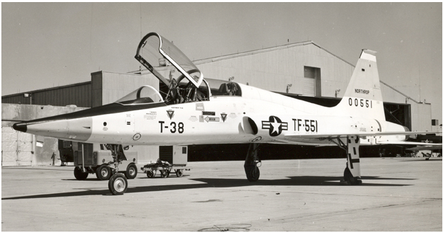 Northrop T-38A-30-NO Talon at Edwards Air Force Base, California. (U.S. Air Force)