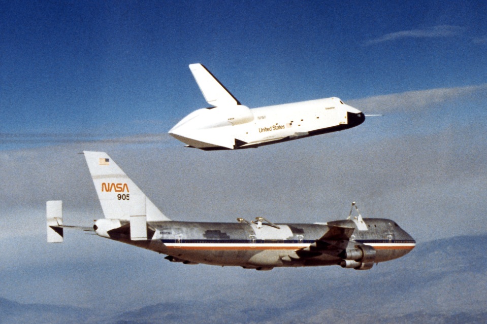 nasa shuttle enterprise interior