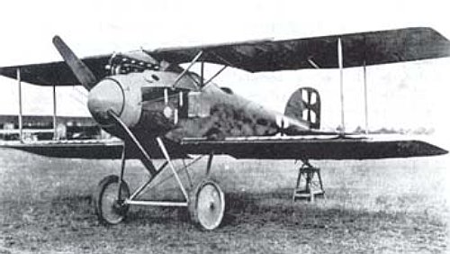 An Albatros D.II, similar to that flown by Manfred von Richthofen, 17 September 1916.