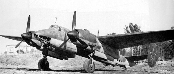 Tupolev Tu-2 medium bomber. NATO reporting name "Bat". Major George Davis shot down three of these and a MiG-15, 30 November 1951.