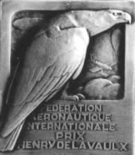 The Henry De la Vaulx Medal. 