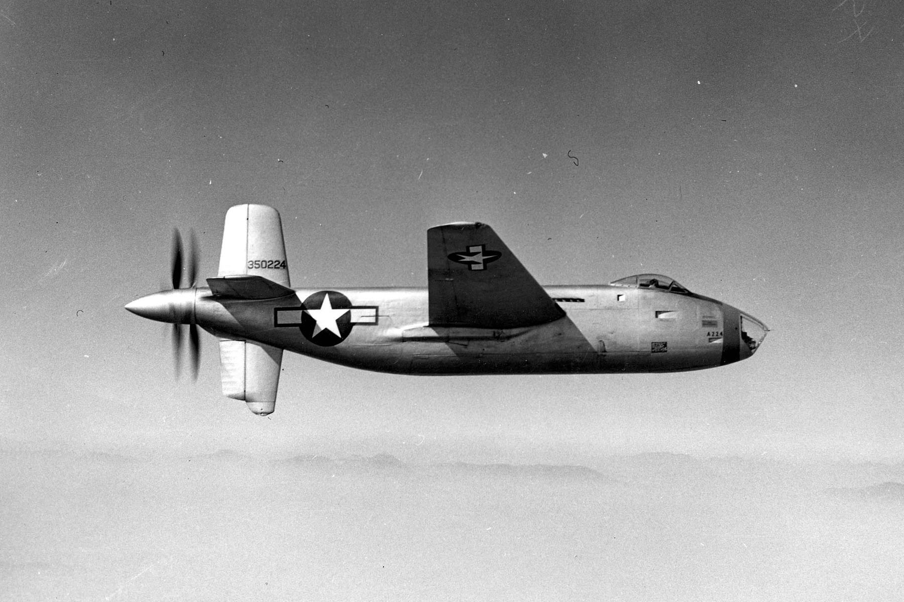 Douglas XB-42 43-50224. (U.S. Air Force)