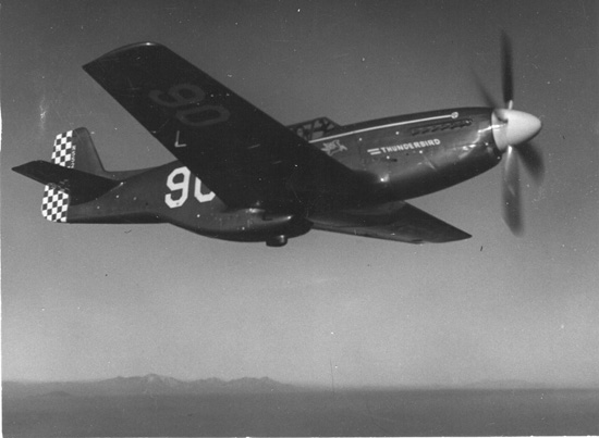 Jackie Cochran's North American Aviation P-51B-5-NA Mustang N5528N.