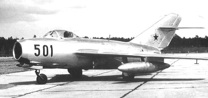 The first production Mikoyan-Gurevich MiG-15 fighter. (Unattributed)
