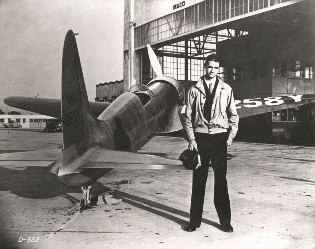 Howard Hughes with his H-1 Racer, NR258Y.
