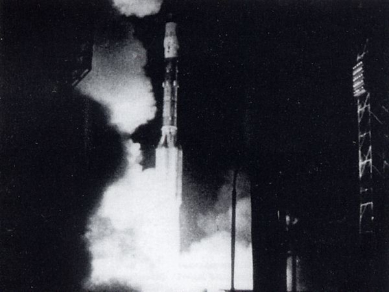 Mir DOS-7/Proton 8K82K launch at Baikonur Cosmodrome, Site 200, 21:28:23 UTC, 19 February 1986.