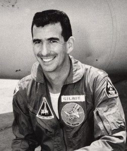 Captain Kevin A. Gilroy, U.S. Air Force, after his 100th mission. (U.S. Air Force)