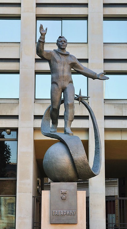 Gagarin statue, London.