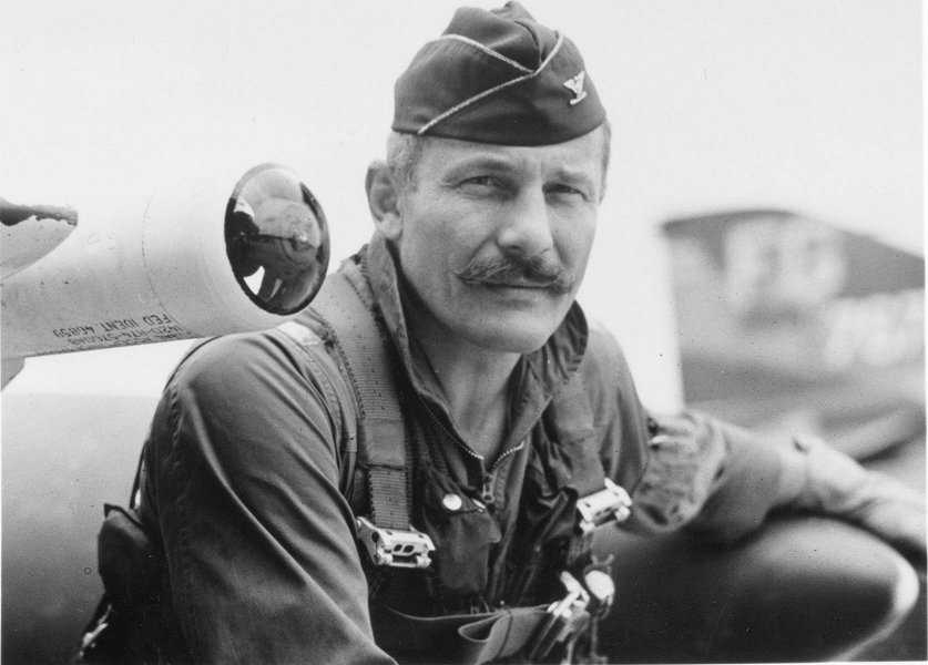 Colonel Robin Olds, United States Air Force, winc Commander, 8th Tactical Fighter Wing, Ubon Ratchitani RTAFB.