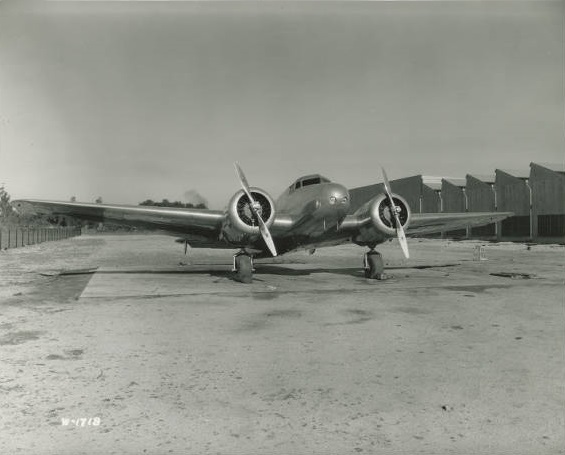 Lockheed Electra 10E NR16020 (Lockheed Martin/Purdue University Libraries, Archives and Special Collections)