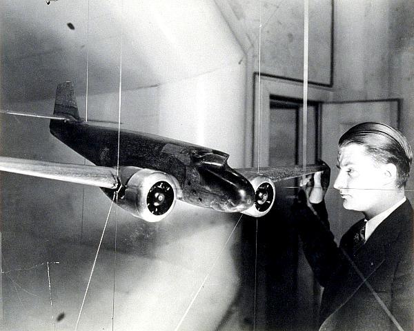 Clarence L. "KellY" Johnson conducted wind tunnel testing of the Model 10 at the University of Michigan.