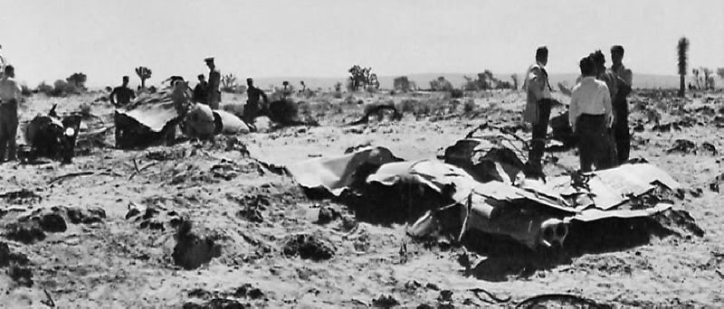 Wreckage of Bell X-1D 48-1386. (U.S. Air Force)