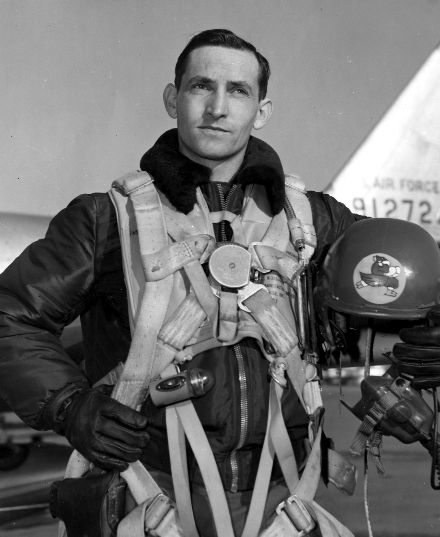 Major George Andrew Davis, Jr., United states Air Force, 334th Fighter Interceptor Squadron, 4th Fighter Interceptor Wing, Korea, 1951. (U.S. Air Force) 