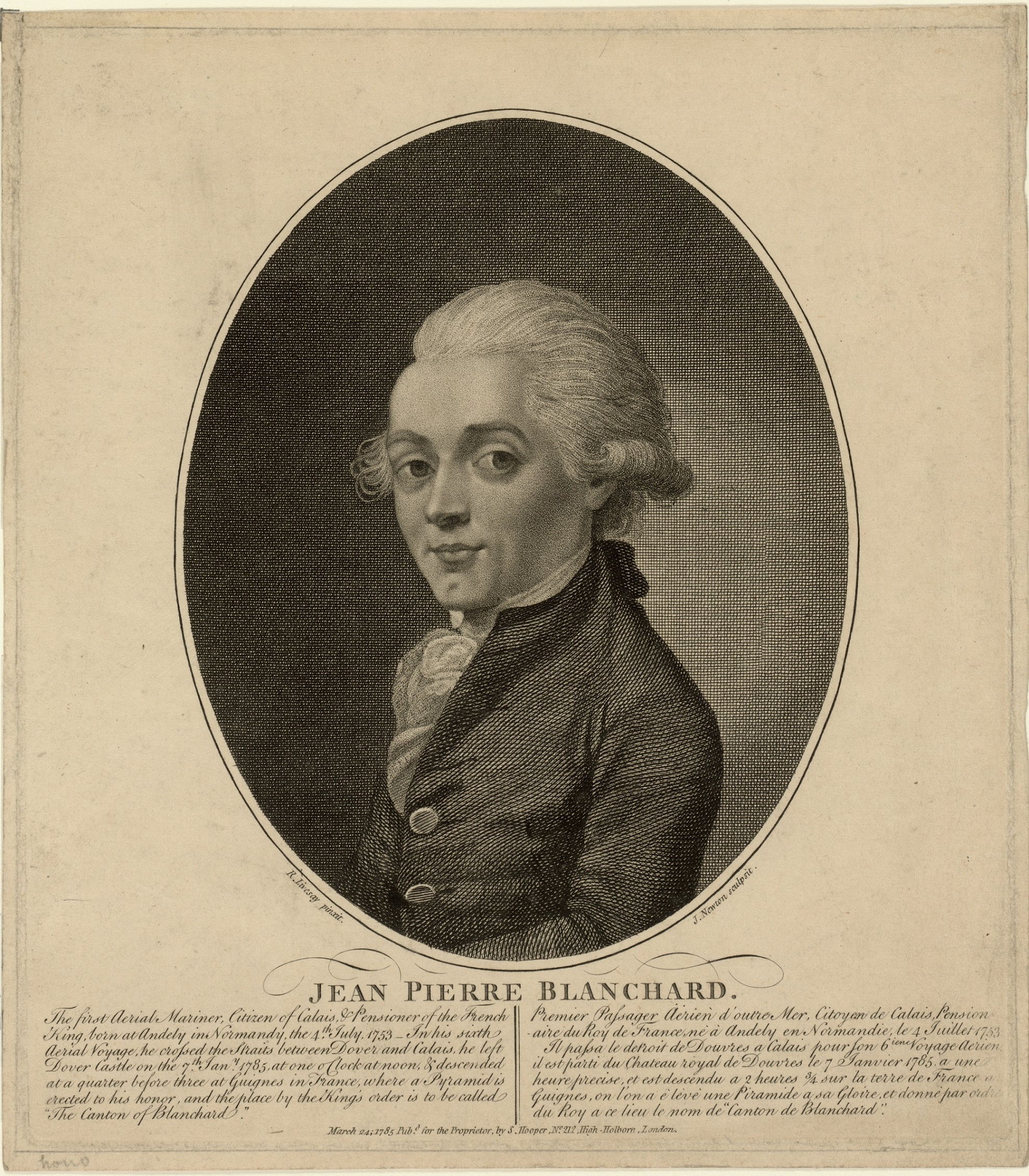 Jean-Pierre François Blanchard. (Library of Congress)