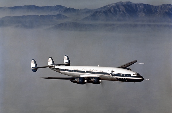 Douglas DC-8 and Lockheed L-1049 Super Constellation