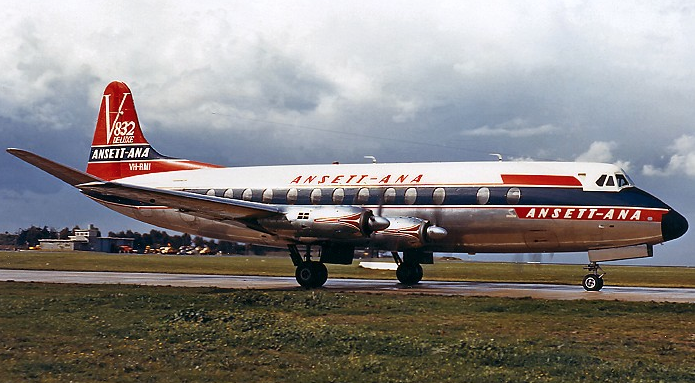 Ansett-ANA Vickers Vicount Type 832, VH-RMI. (The Airways Museum & Civil Aviation Historical Society)