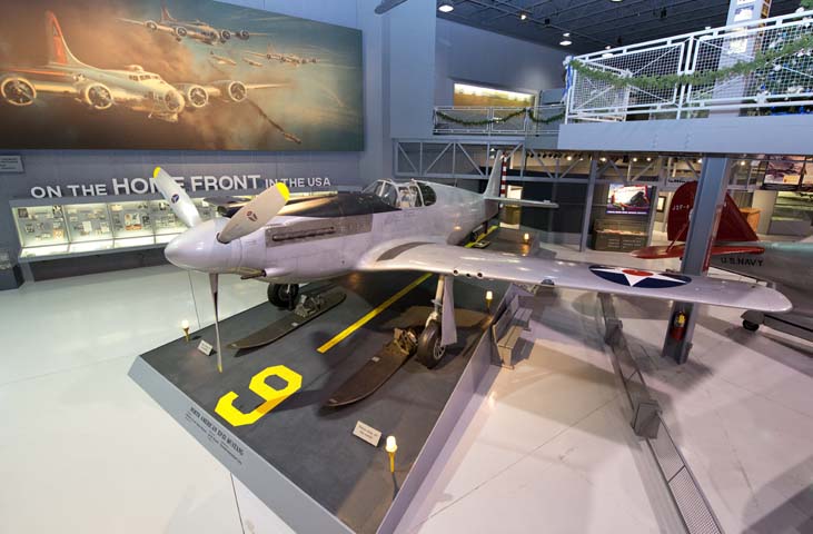 North American Aviation XP-51 41-038 in the collection of the Experimental Aircraft Association AirVenture Museum, Oshkosh, Wisconsin. (EAA AirVenture Museum)