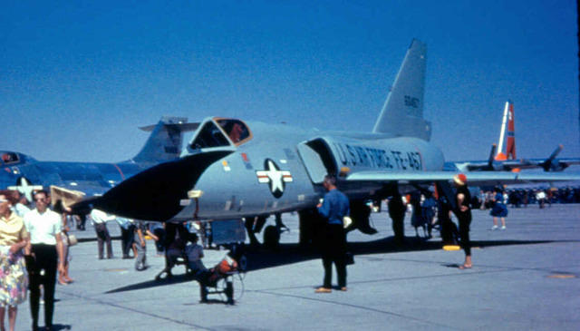 Convair F-106A Delta Dart 56-0467 on display at at Edwards AFB, May 1961.