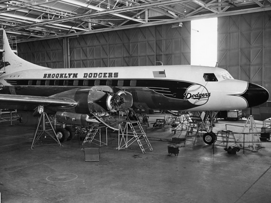 Convair 440 Metropolitan N1R completion at Covair, San Diego, California. (San Diego Air and Space Museum Archive, Catalog # 00054813)