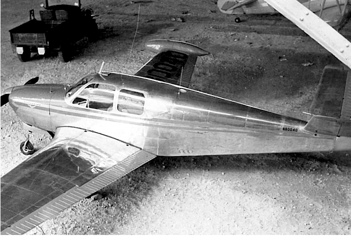 Bill Odom's record-setting Beechcraft 35 Bonanza, N80040. (FAI)