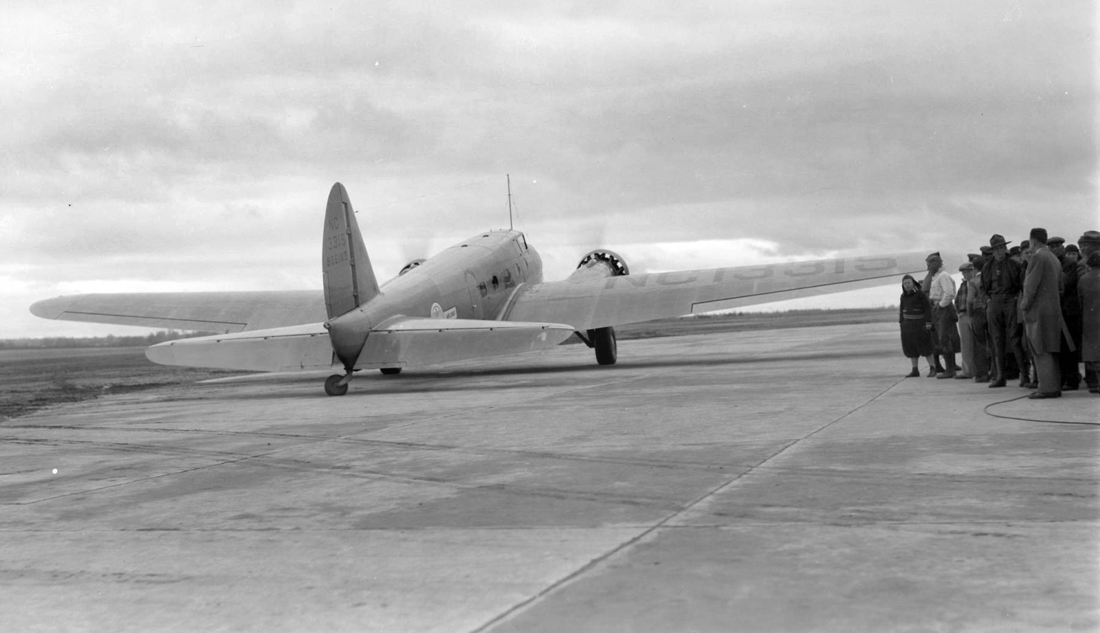 Western Air Express Boeing 247D NC13315, 1933. (SCVhistory.com)