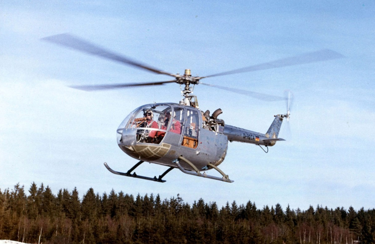 Messerschmitt-Bölkow-Blohm Bo-105 V-2, D-HECA. (Eurocopter)