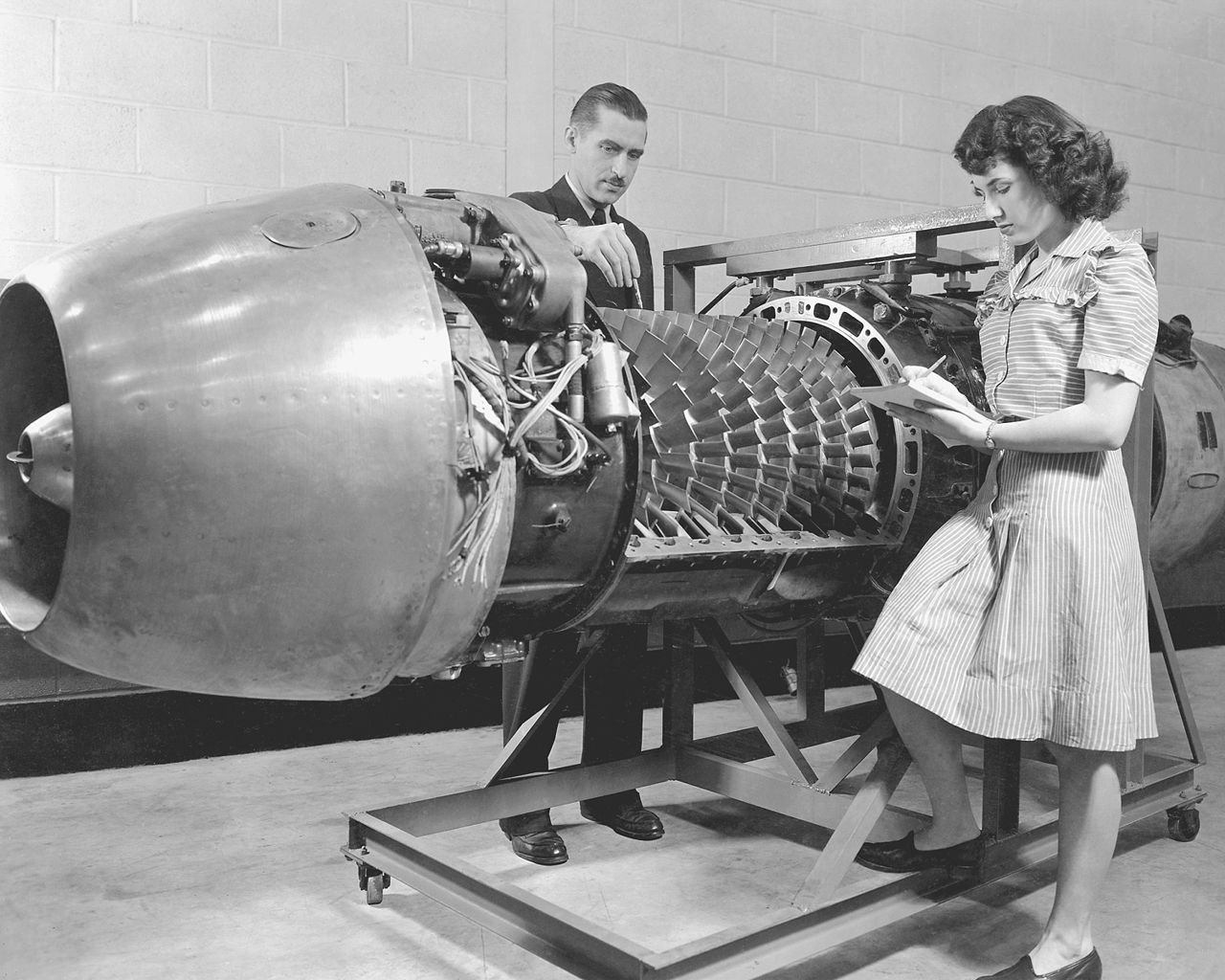 24 March 1946: Jumo 004 was tested at the NACA Aircraft Engine research Laboratory, Cleveland, Ohio. (NASA)