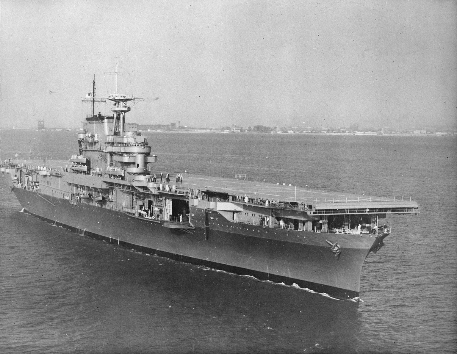 USS Hornet (CV-8), 27 October 1942. (U.S. Navy)