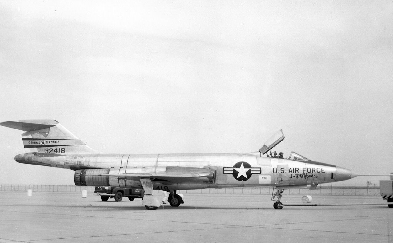 McDonnell JF-101A 53-2418 with General Electric J79 engines, circa 1957