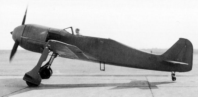 Focke-Wulf Fw 190 V1, D-OPZE, the first prototype. (Focke-Wulf Flugzeugbau AG)