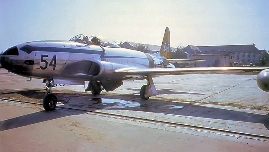 Lockheed P-80B-1-LO Shooting Star 45-8554, 1948. (U.S. Air Force)