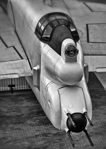 Tail gun turret of an early B-52 Stratofortress