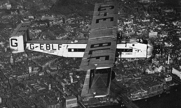 Armstrong Whitworth A.W.154 Argosy Mk.I G-EBLF, City of Glasgow. (Unattributed)