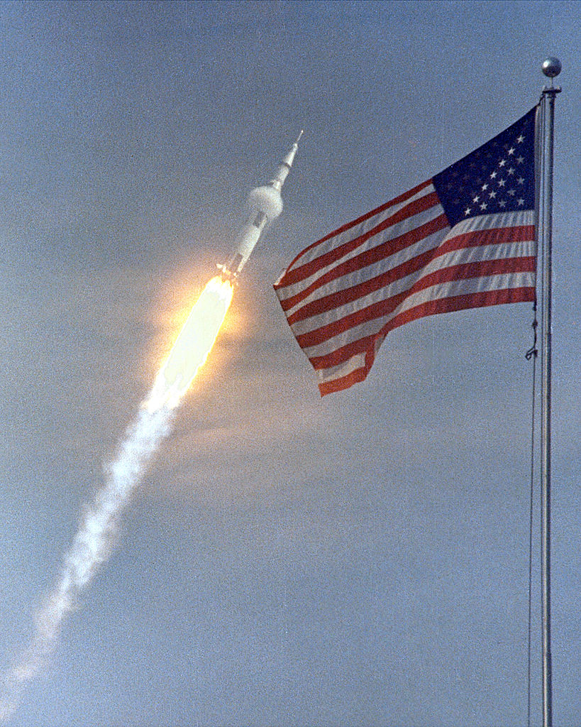 Apollo 11 goes supersonic at T+1:06.3 (NASA)