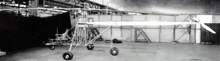 Vought-Sikorsky VS-300 under construction, 8 September 1939. (Sikorsky Historical Archives)