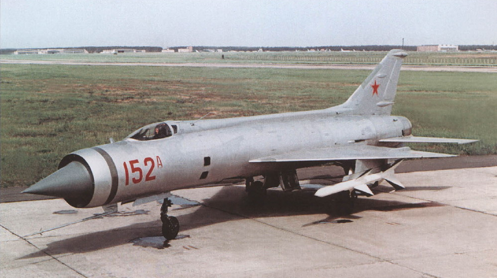 Mikoyan-Gurevich Ye-152A, one of the MiG-21 prototypes flown by Georgy Mosolov.