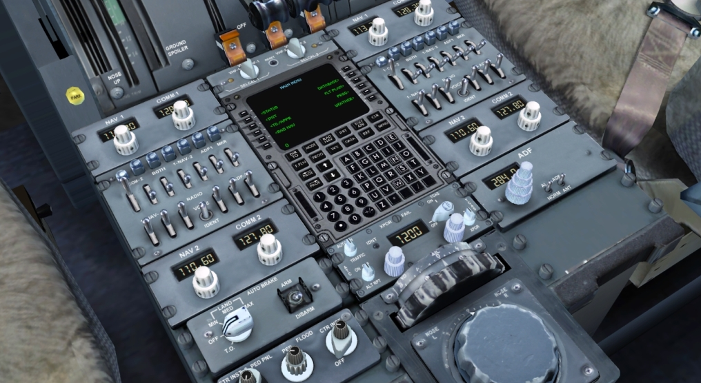DC-10 navigation console. (Unattributed)